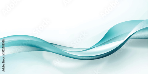 Dynamic abstract blue waves flow in a creative vector design featuring light curves and motion patterns for a professional business backdrop or artistic wallpaper