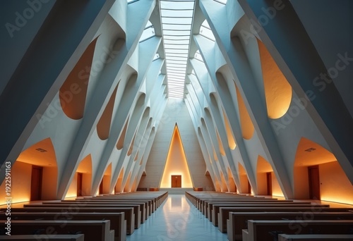 Wallpaper Mural Geometric Skylit Contemporary Synagogue Provides a Unique Spiritual Encounter Torontodigital.ca