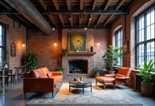 Wallpaper Mural Industrial Loft Conversion Exposed Beam Design Bold Interiors Authentic Style Torontodigital.ca