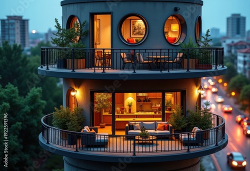 Wallpaper Mural Innovative Conversion of Water Tower into Unique Home Featuring Iconic Balcony Life Torontodigital.ca