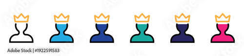 Career Achievement and King of Success Symbols