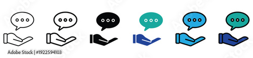 Communication and Dialogue Bubble Symbol Pack