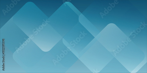 Modern deep blue-green corporate backdrop with overlapping geometric patterns and soft gradients modern illustration eps10