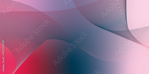 Dark noisy textured background with vibrant red, Pink, DeepPink and DarkSlateGray abstract glowing gradient waves with soft blur effect for modern header poster and banner cover design