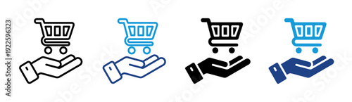 Cashback Offer icon set multiple style collection