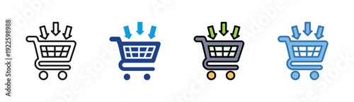 Bulk Purchase icon set multiple style collection