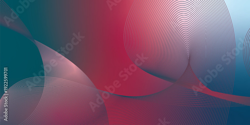 Dark noisy textured background with vibrant red, Pink, DeepPink and DarkSlateGray abstract glowing gradient waves with soft blur effect for modern header poster and banner cover design