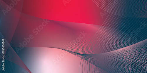 Dark noisy textured background with vibrant red, Pink, DeepPink and DarkSlateGray abstract glowing gradient waves with soft blur effect for modern header poster and banner cover design