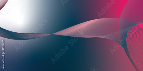 Dark noisy textured background with vibrant red, Pink, DeepPink and DarkSlateGray abstract glowing gradient waves with soft blur effect for modern header poster and banner cover design