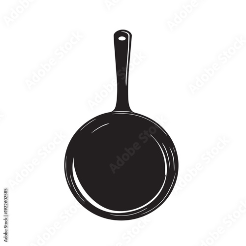 frying pan isolated on white background
