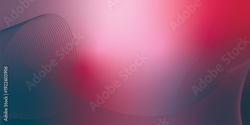 Dark noisy textured background with vibrant red, Pink, DeepPink and DarkSlateGray abstract glowing gradient waves with soft blur effect for modern header poster and banner cover design