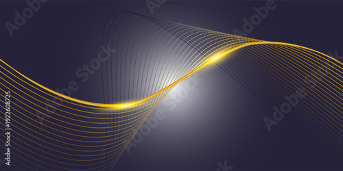 Curved background material with a luxurious atmosphere