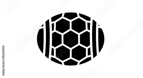 Soccer and American Football Hybrid Icon