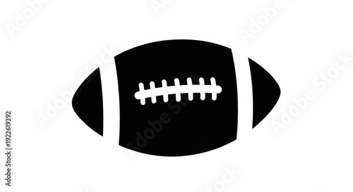 Minimalist American Football Icon