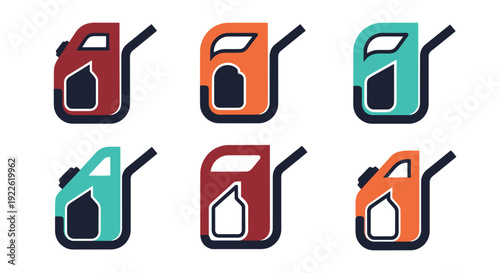 Clean Fuel Line art creative modern smooth illustration