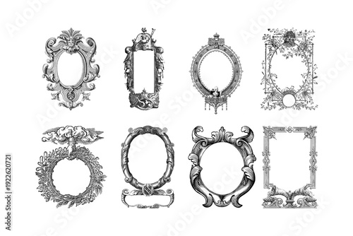 vector illustration of an abstract alphabet