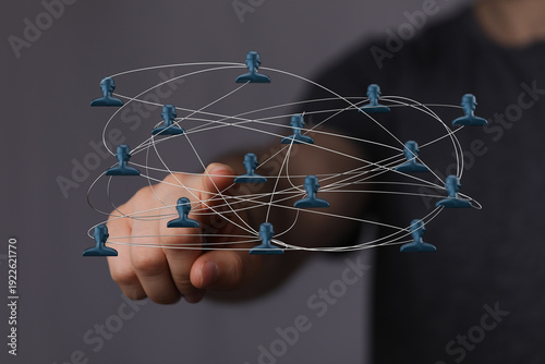 Concept of teamwork, commun...