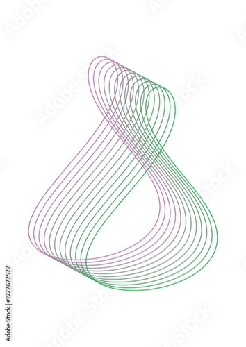 vector illustration of pink rubber boots