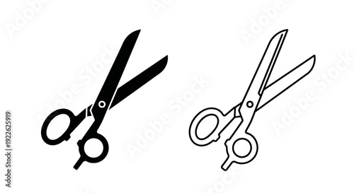 Scissors icon designs, scissors clip art, scissors vector, scissors illustration, scissors drawing Vector