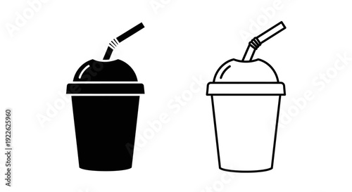 Delicious ice cream cup with spoon and toppings, yummy dessert concept Vector