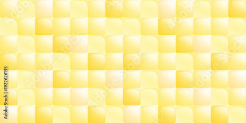 Soft glossy yellow ceramic square tile seamless bathroom background