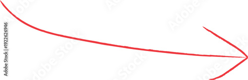  red grunge  brush arrow