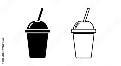 Delicious ice cream sundae with whipped cream and cherry topping in a cup Vector