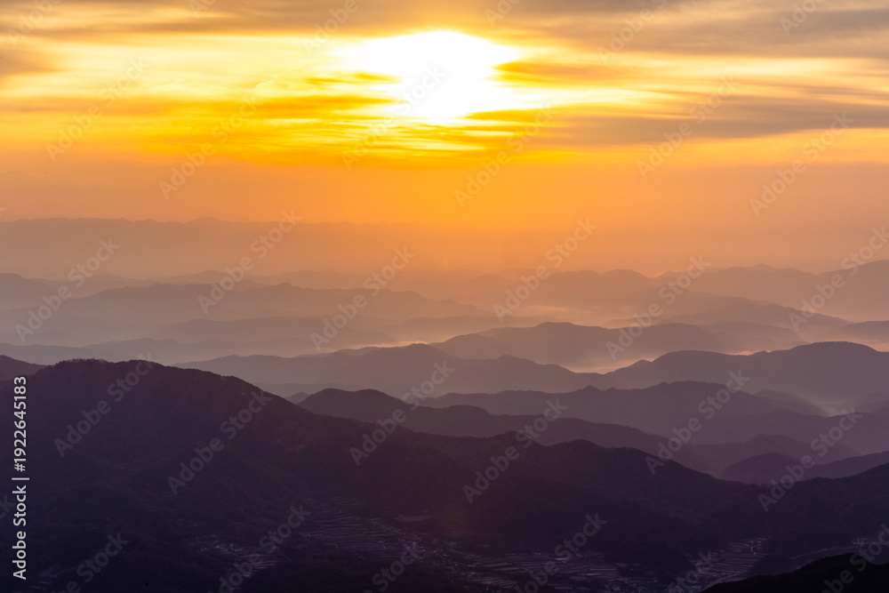 Obraz premium Hapcheon Odosan Mountain