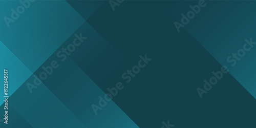 Blue modern abstract wide banner with geometric shapes. Dark blue abstract background. eps 10