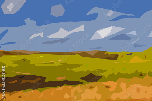 EARTH, FIELDS, SKY - Colorful autumn landscapes