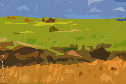 EARTH, FIELDS, SKY - Colorful autumn landscapes