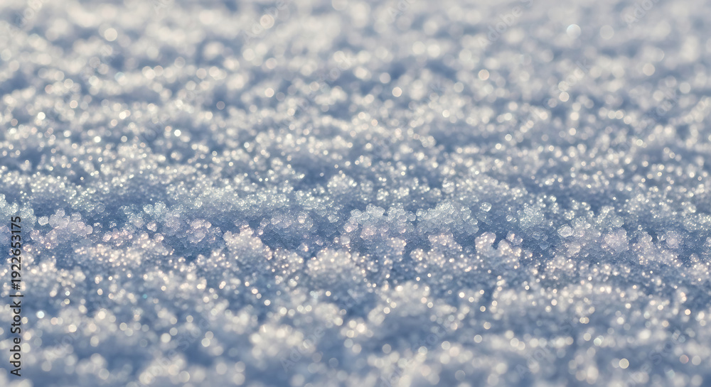 Obraz premium snow on a blue sky