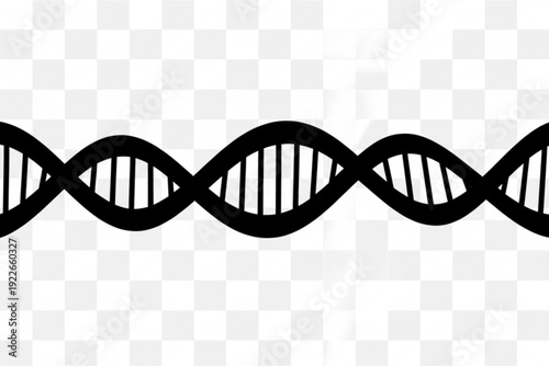 DNA Helix: An illustration captures the elegant double helix structure of DNA, the blueprint of life, symbolizing genetic information and the essence of the building blocks of existence.