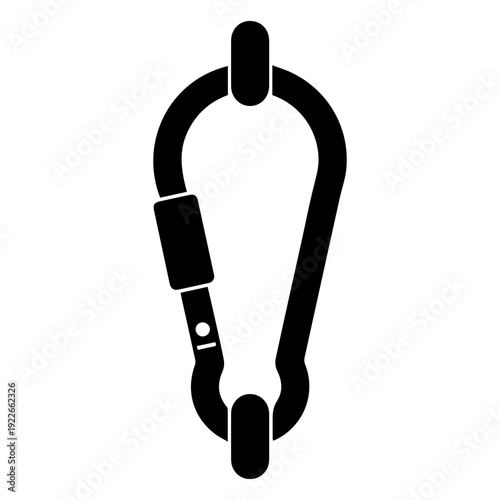 Climbing Carabiner Icon