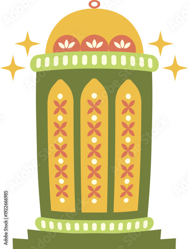 Ramadan Eid Fitr Adha Islamic Illustration Mosque Religion Landmark