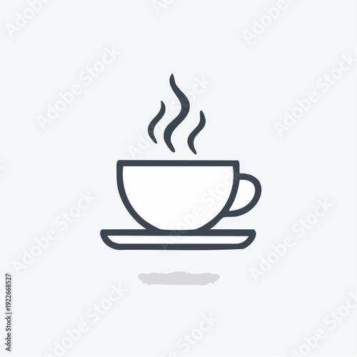 コーヒーカップのアイコン ホットドリンク