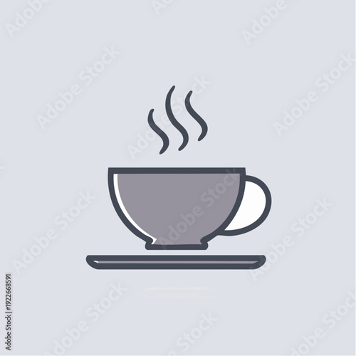 コーヒーカップのアイコン ホットドリンク