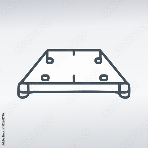 足場プレートのアイコン 建設資材