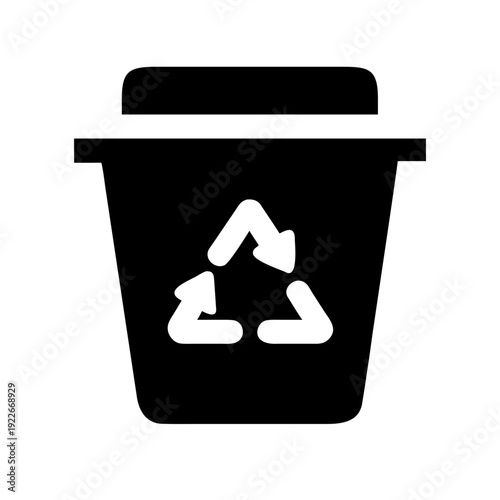 Sanitary Disposal Recycling Icon