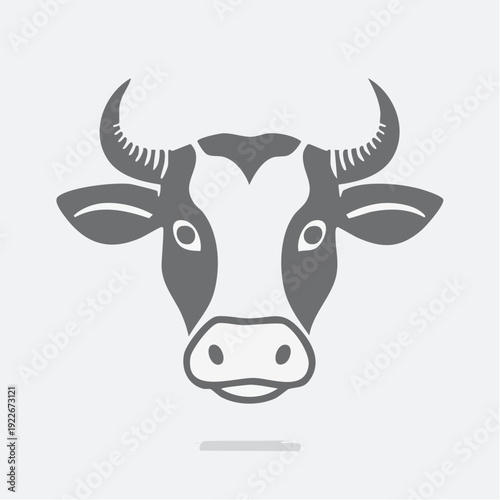 牛のアイコン 家畜イメージ