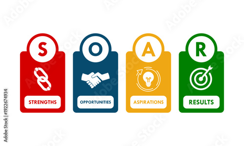 Soar analysis design logo template illustration