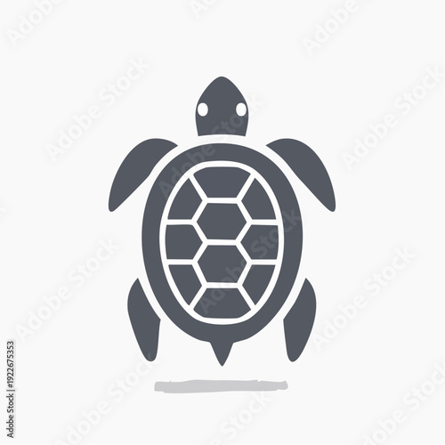 亀のアイコン 動物イメージ