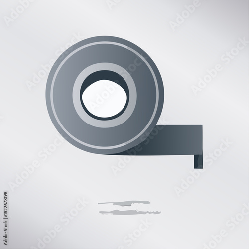 粘着テープロールのアイコン 梱包用品イメージ