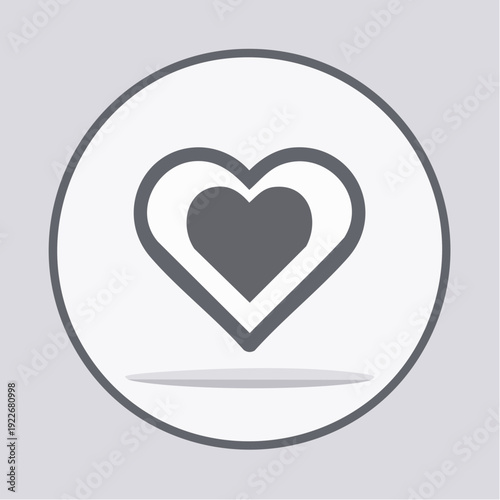 ハートマークのロケーションアイコン お気に入り表示