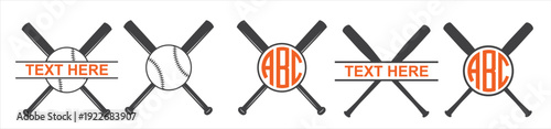 baseball bat monogram baseball bat clipart sports