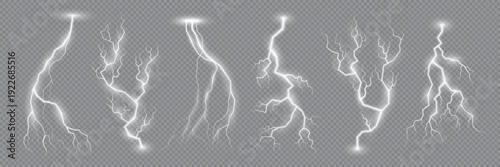 lightning effect flash strike thunder bolt spark