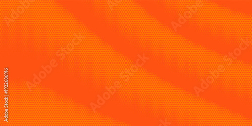 Comic orange background with halftone. gradient in pop art retro style. halftone dotted background. dots pop art comics with summer background