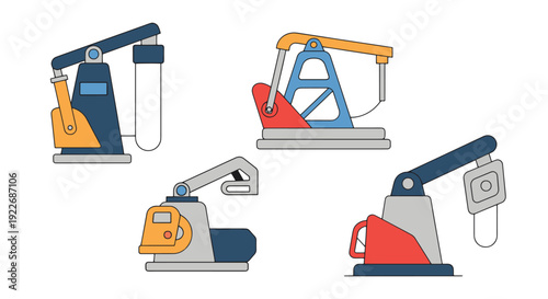 Diesel Pump Line soft elegant style illustration