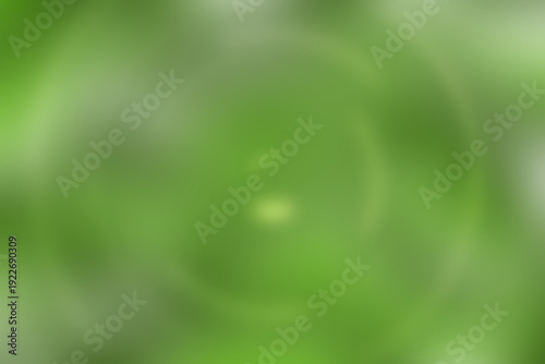 Abstract Green Radial Glow Background with Soft Light Gradient