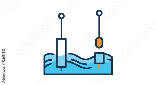 Electrochemical Sens dynamic abstract color vector